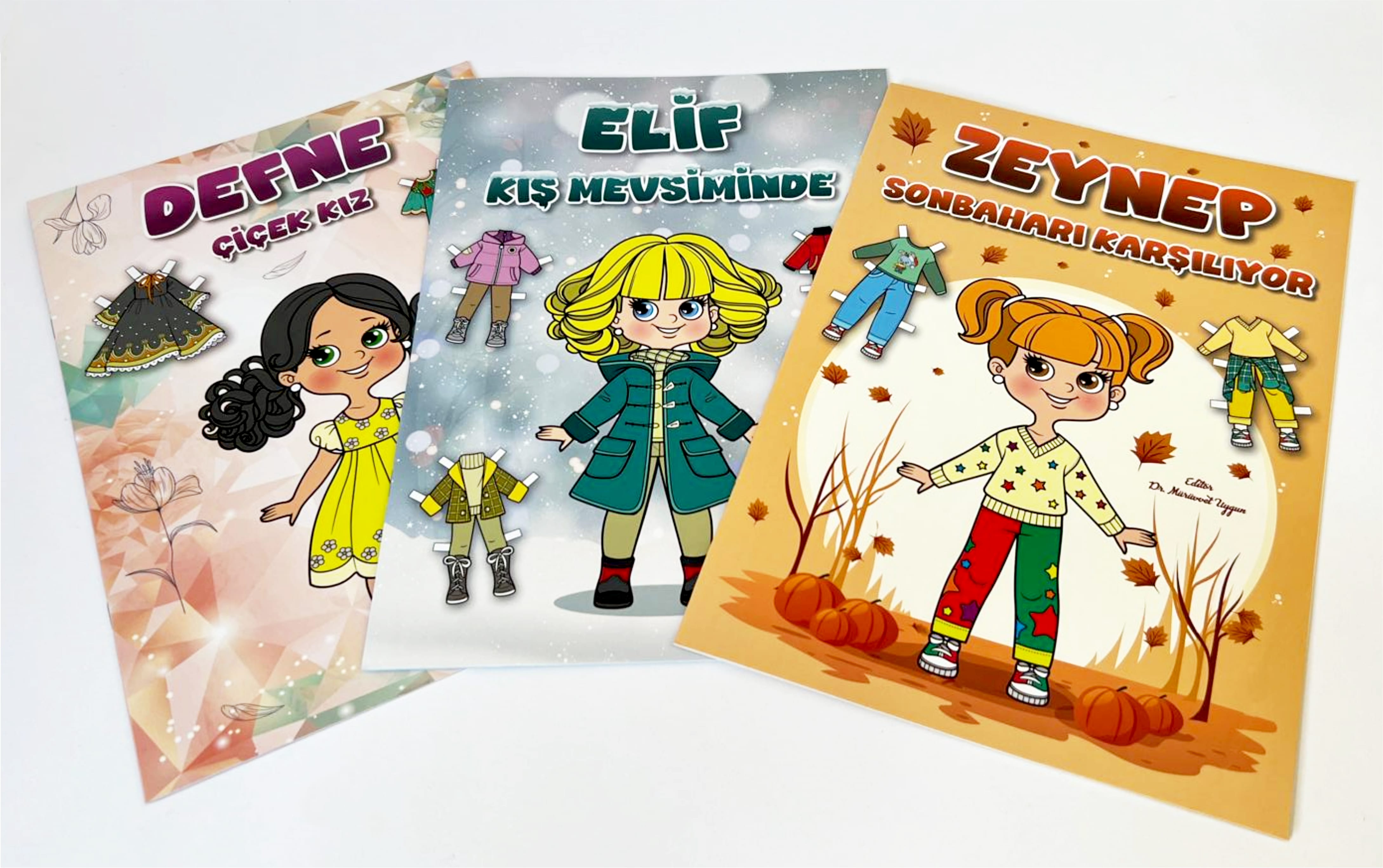 Kıyafet Giydirme Kitabı 3lü Set