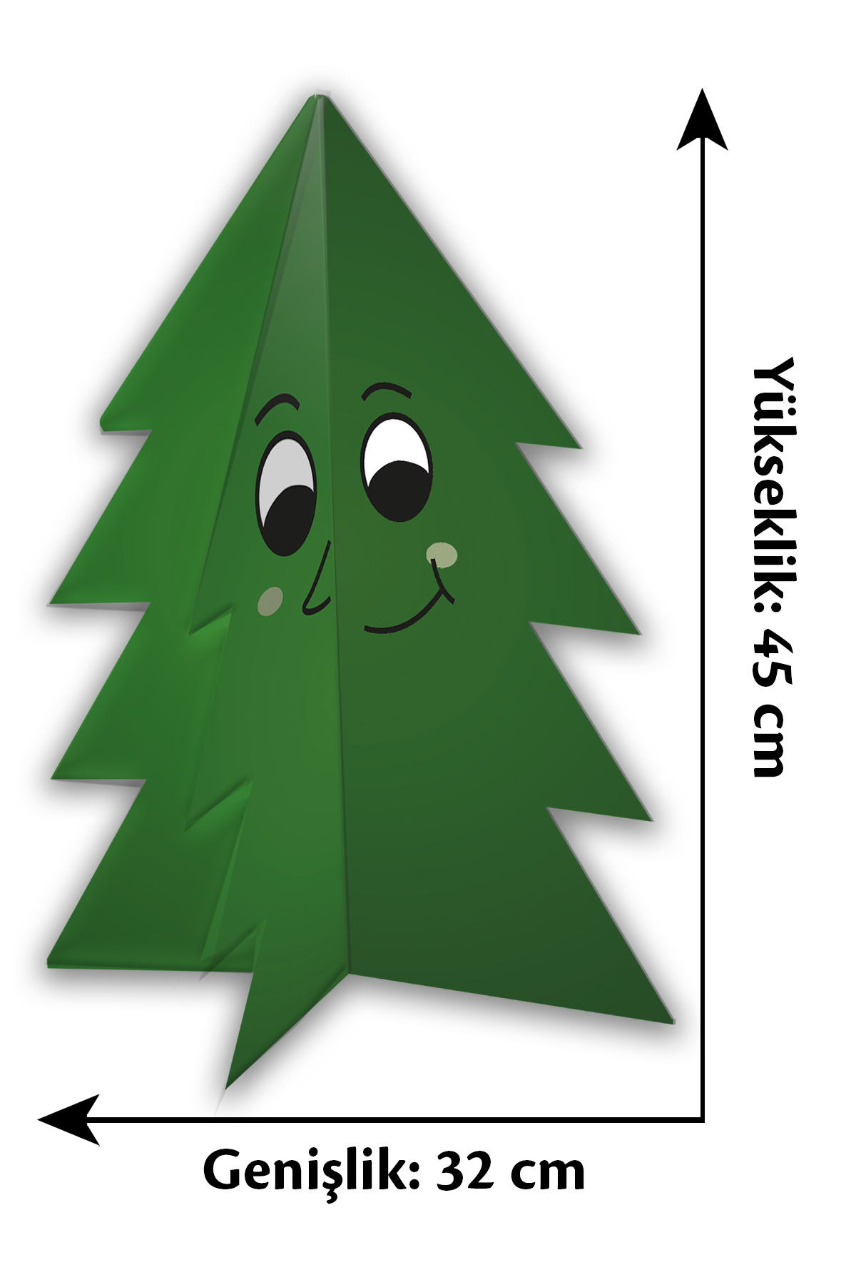 Çam Ağacı ve 80 adet Sticker