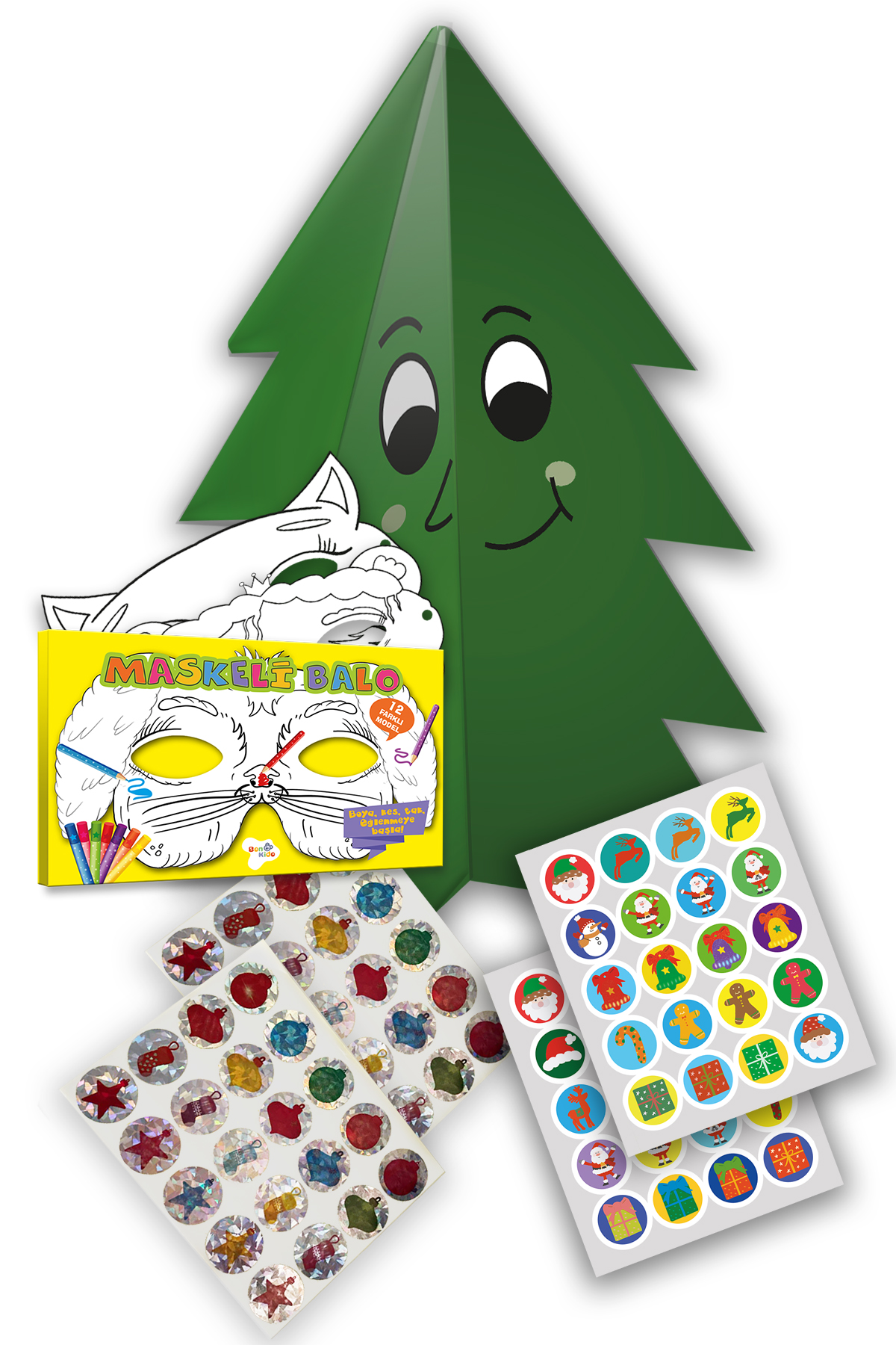 Yılbaşı Çam Ağacı ve Maske Kitabı