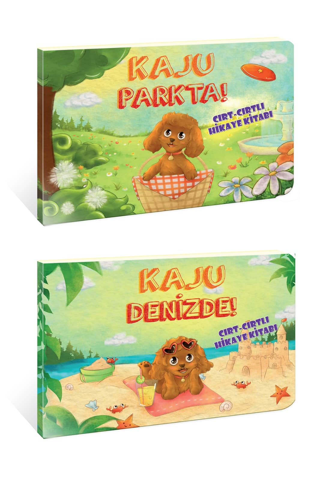 Kaju Denizde Ve Kaju Parkta Cırt Cırtlı Hikaye Kitabı