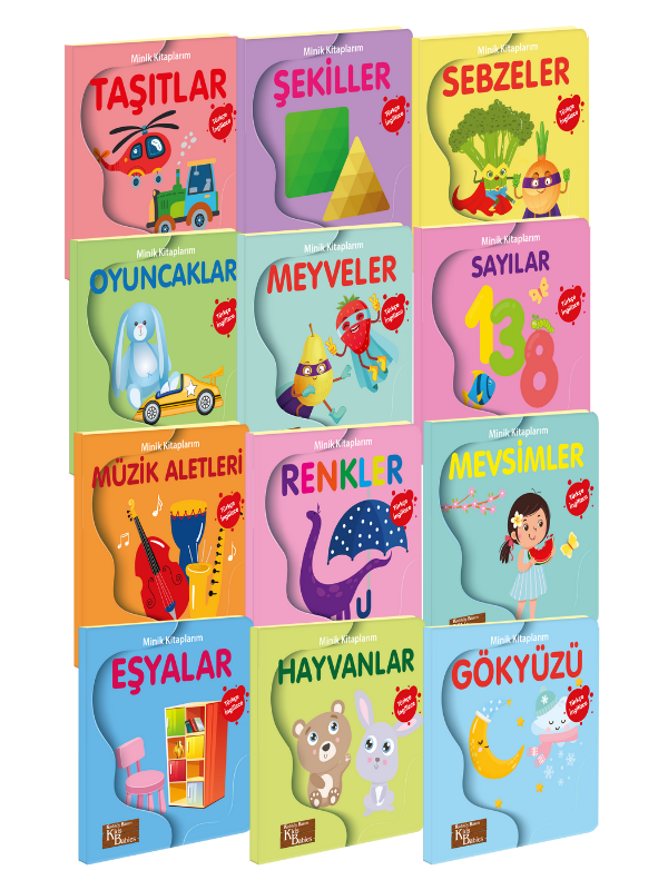 Bebeğimin Minik Kitapları Türkçe Ingilizce Set