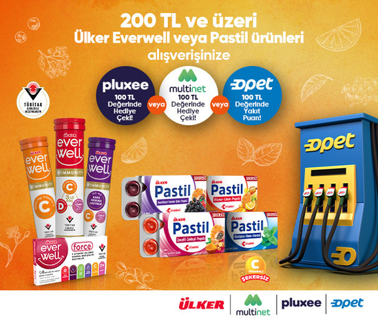 Çek Kazan Ülker Pastil ve Everwell Kampanyası