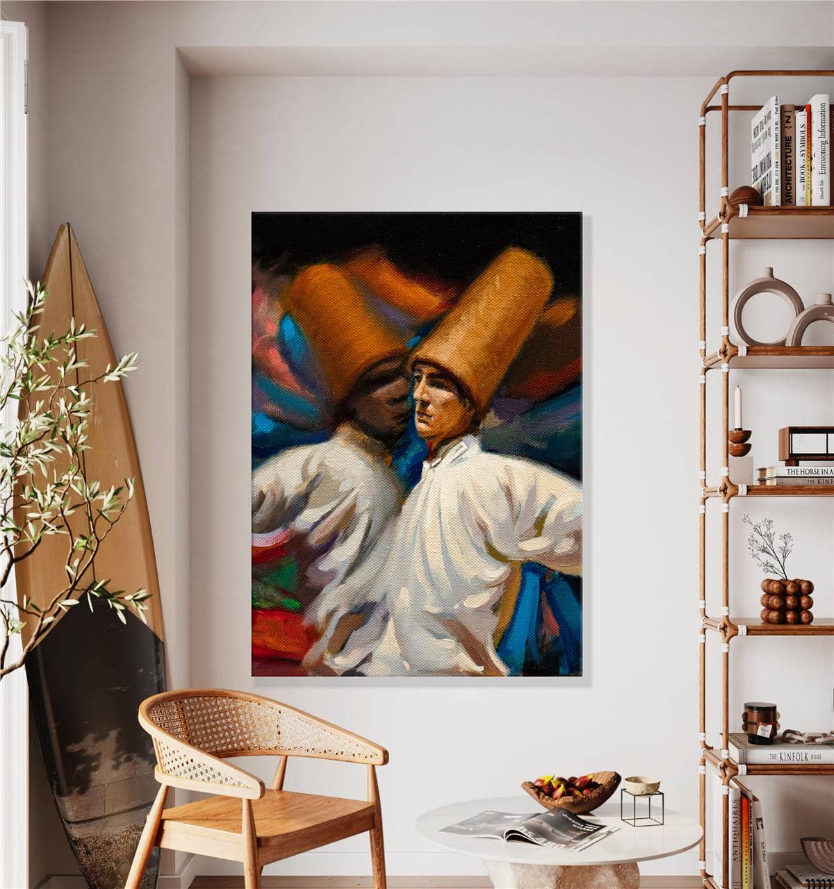 Hipnotik Dans Kanvas Baskı Tablo