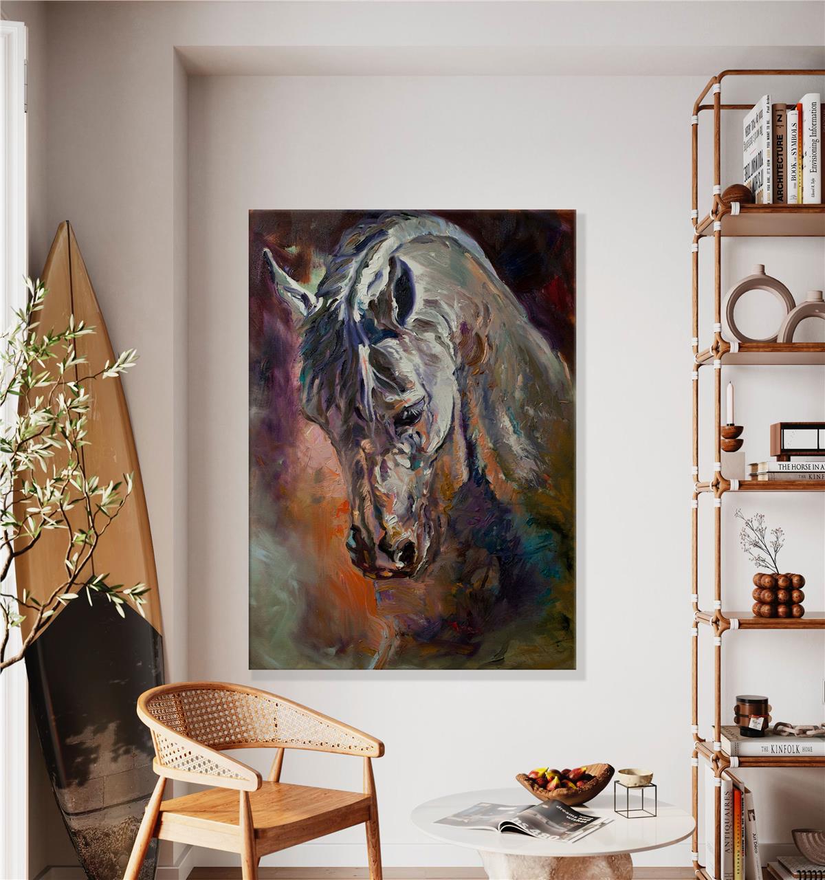 Kayıp At Kanvas Baskı Tablo