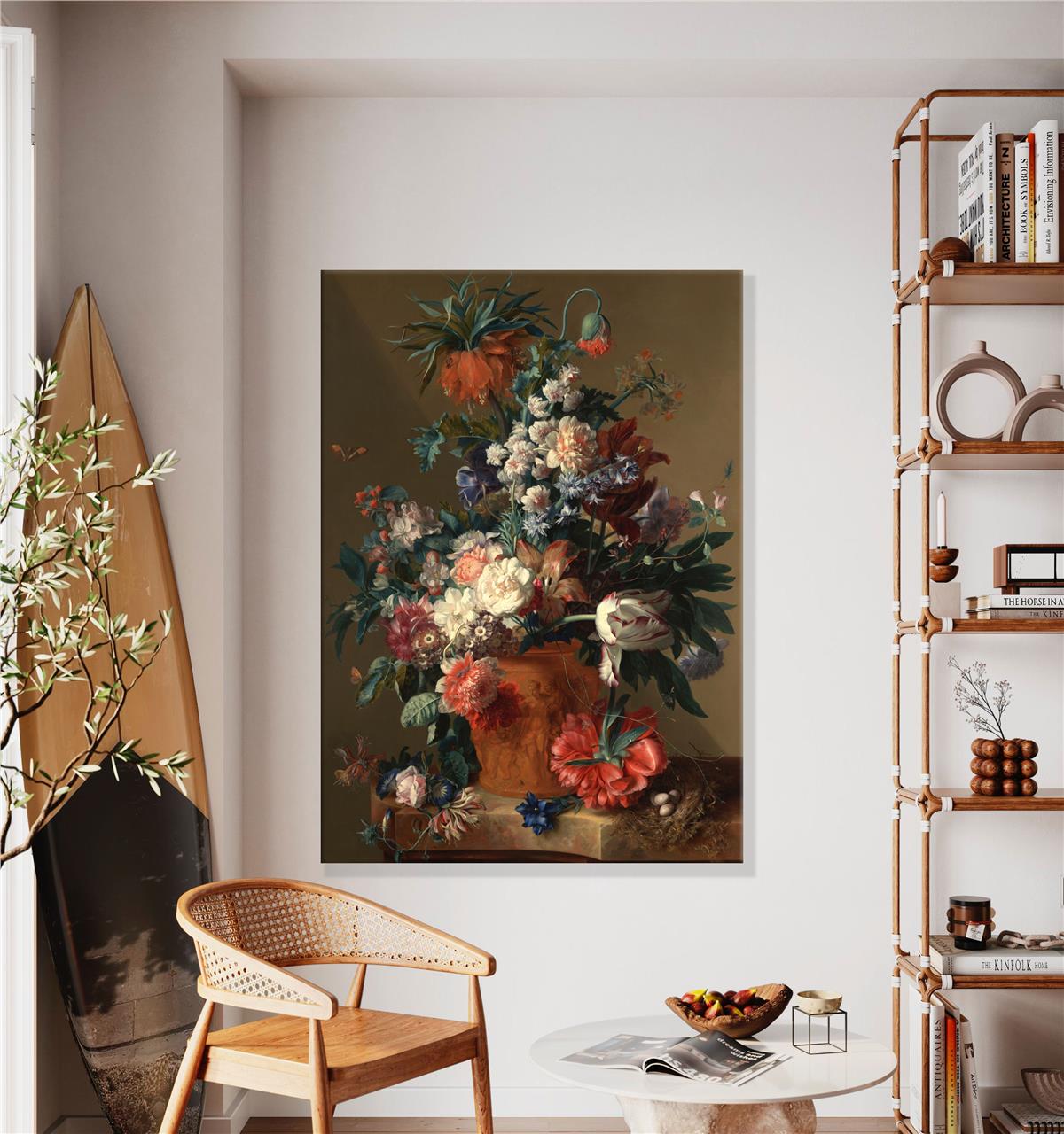 Zamanın Çiçekleri Kanvas Baskı Tablo