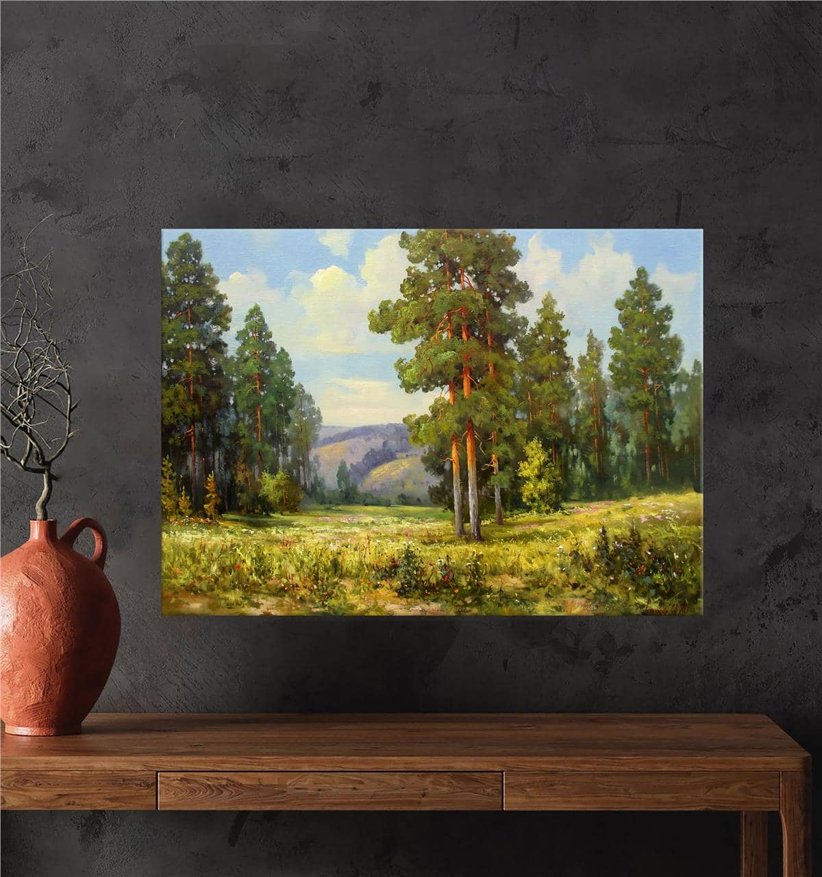 Doğanın Sessiz Şiiri Kanvas Baskı Tablo